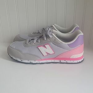 New Balance Gray and Pink Athletic Shoes